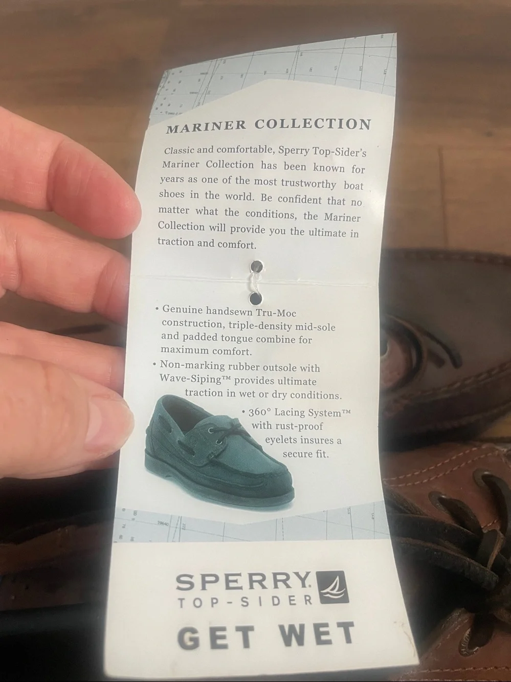 NWT Sperry Men’s Get Wet Brown Top Sider Loafers Size 9M